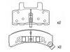 Bremsbelagsatz, Scheibenbremse Brake Pad Set:1232 1430