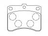 Bremsbelagsatz, Scheibenbremse Brake Pad Set:04491-87503