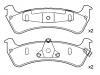 刹车片 Brake Pad Set:2L2Z-2200-BA